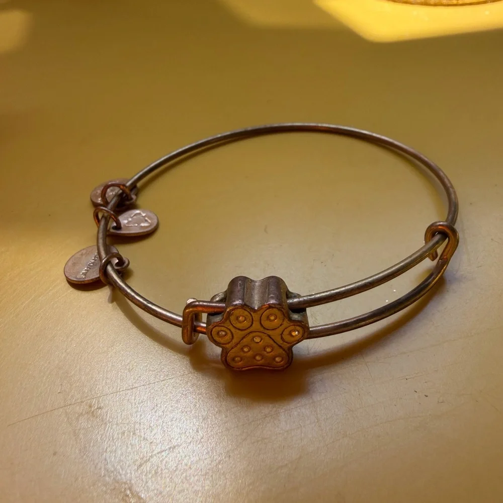 Lot of 8 Alex and Ani Gold Tone Bracelets